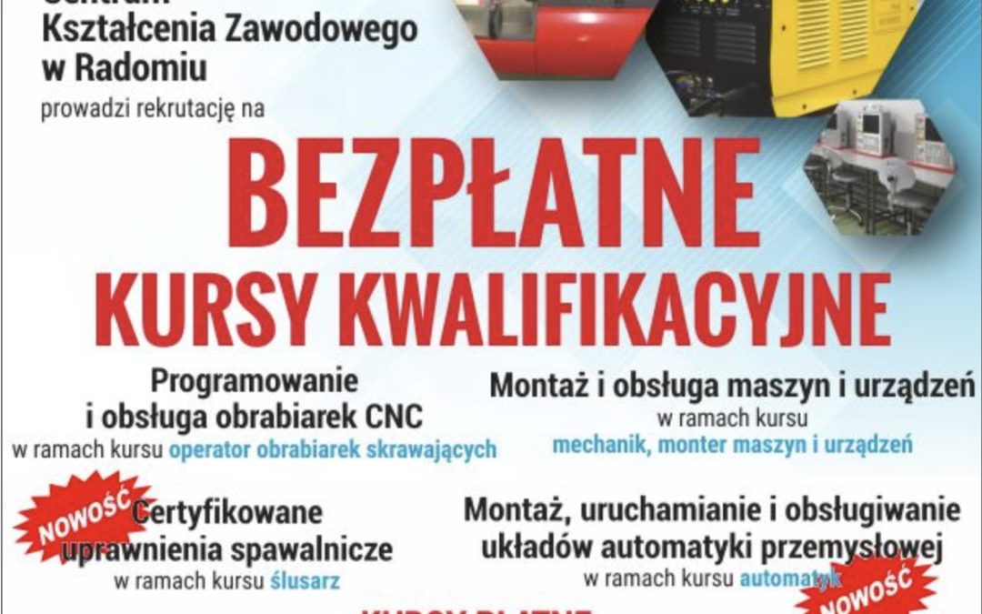 OSTATNIE WOLNE MIEJSCA !!! – Rekrutacja na nowy rok szkolny 2019/2020