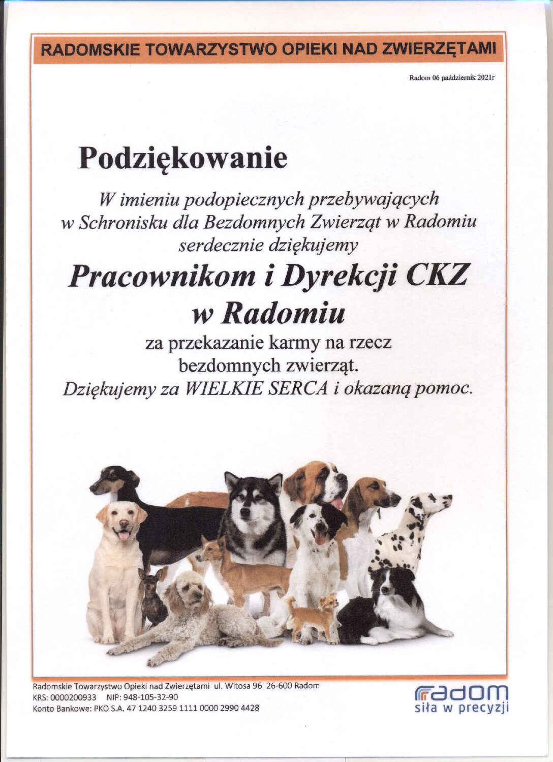 Podziękowania